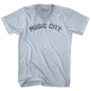 Music City Adult Tri-Blend V-neck T-shirt by Tribe Lacrosse