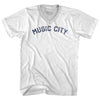 Music City Adult Tri-Blend V-neck T-shirt by Tribe Lacrosse