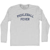 Pickleball Fever Adult Cotton Long Sleeve T-shirt by Tribe Lacrosse