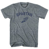 Spartan Running Wings Adult Tri-Blend T-shirt by Tribe Lacrosse