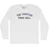 The Vacation From Hell Adult Cotton Long Sleeve T-shirt by Tribe Lacrosse