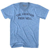 The Vacation From Hell Adult Tri-Blend V-neck T-shirt by Tribe Lacrosse