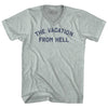 The Vacation From Hell Adult Tri-Blend V-neck T-shirt by Tribe Lacrosse