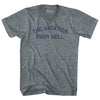 The Vacation From Hell Adult Tri-Blend V-neck T-shirt by Tribe Lacrosse