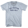 The Vacation From Hell Adult Tri-Blend V-neck T-shirt by Tribe Lacrosse