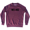 We Greater Than Me Adult Tri-Blend Sweatshirt by Tribe Lacrosse