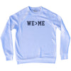 We Greater Than Me Adult Tri-Blend Sweatshirt by Tribe Lacrosse