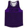 Warped Checkerboard Custom Running Track Tops Made In USA by Tribe Lacrosse