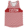 Warped Checkerboard Custom Running Track Tops Made In USA by Tribe Lacrosse