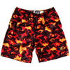 Hawaii Volcano Lava Lacrosse Shorts